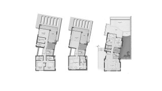 Villa, apartment floor plan, 3 bedrooms in La Plage No. 11006